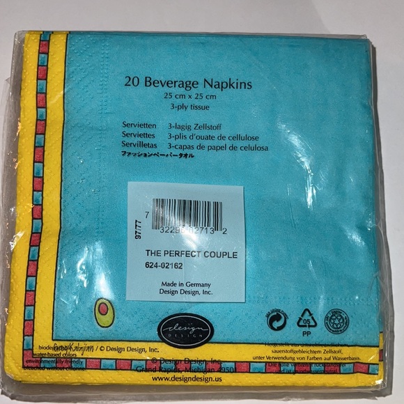 Funny Cocktail Beverage napkins 3 different packs of paper napkins - Picture 5 of 8